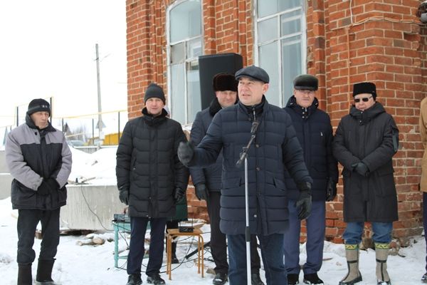 Бүген Түнтәр авылында кызлар өчен салыначак мәдрәсәгә нигез ташы салынды