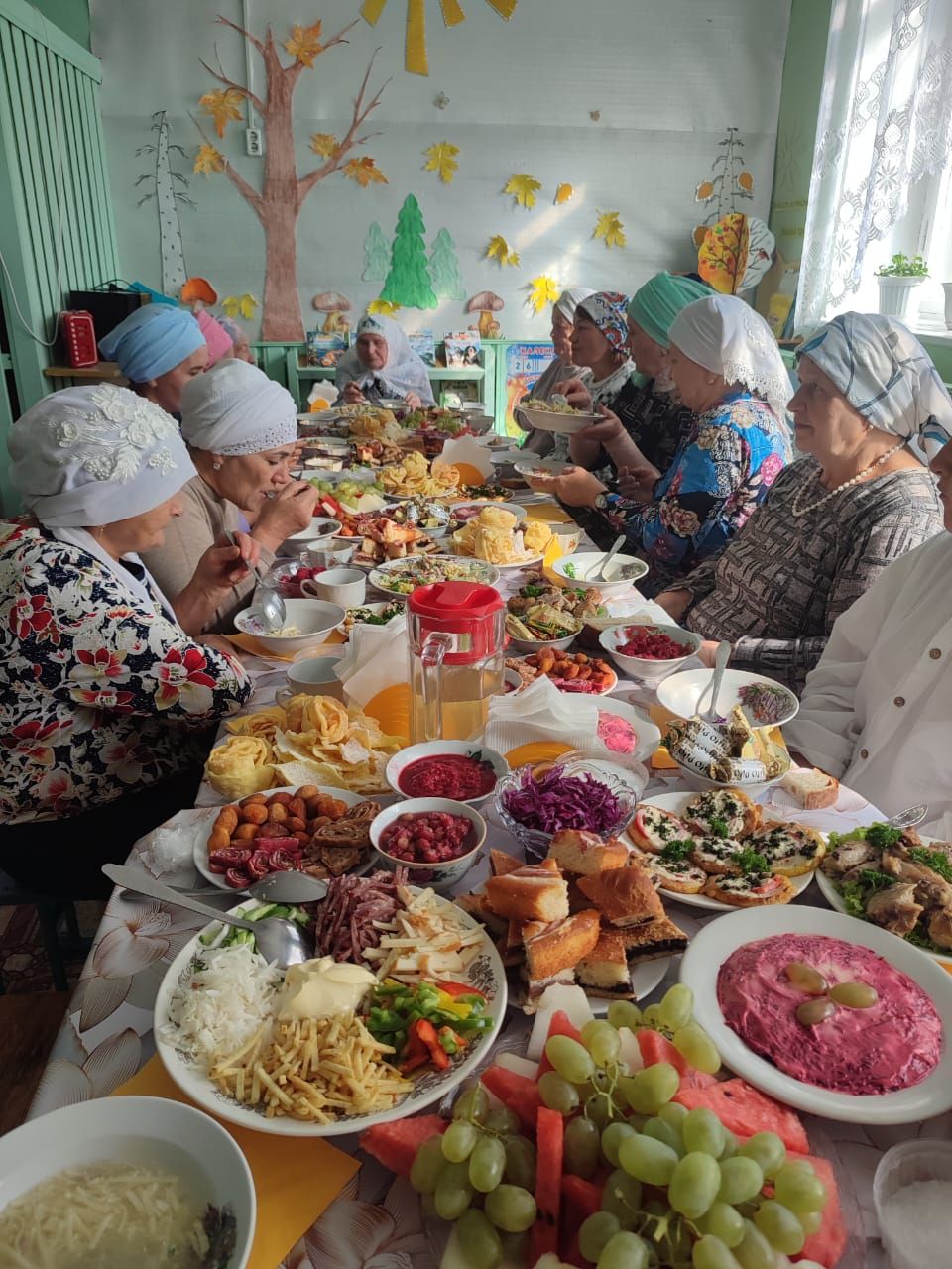 Шода мәктәбендә Өлкәннәр көне уңаеннан Коръән укылган