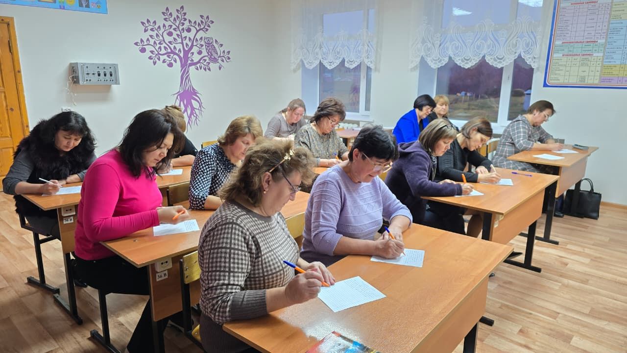 Балтачлылар «Татарча диктант» акциясенә кушылды