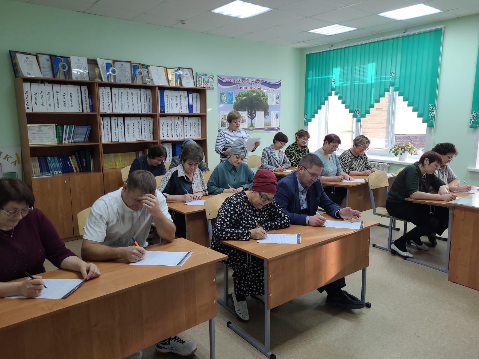 Балтачлылар «Татарча диктант» акциясенә кушылды
