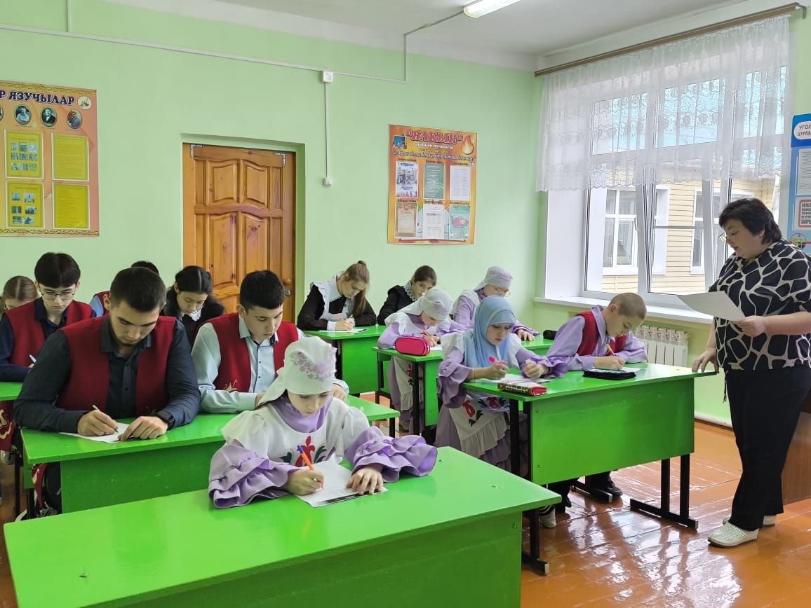 Балтачлылар «Татарча диктант» акциясенә кушылды