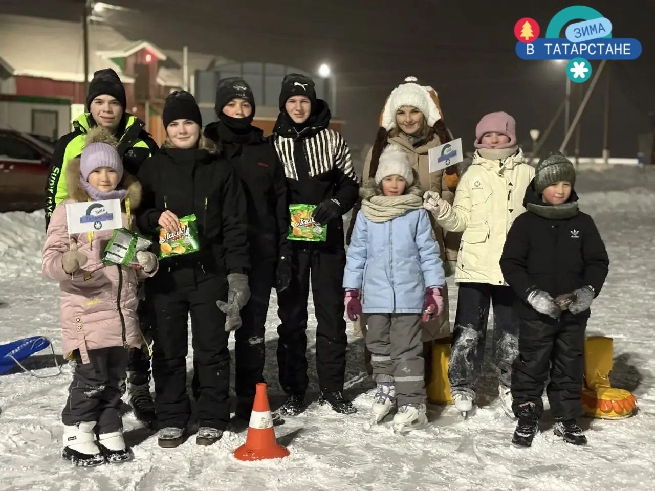 На днях прошло праздничное мероприятие «Кыш бабай юлга чыккан»