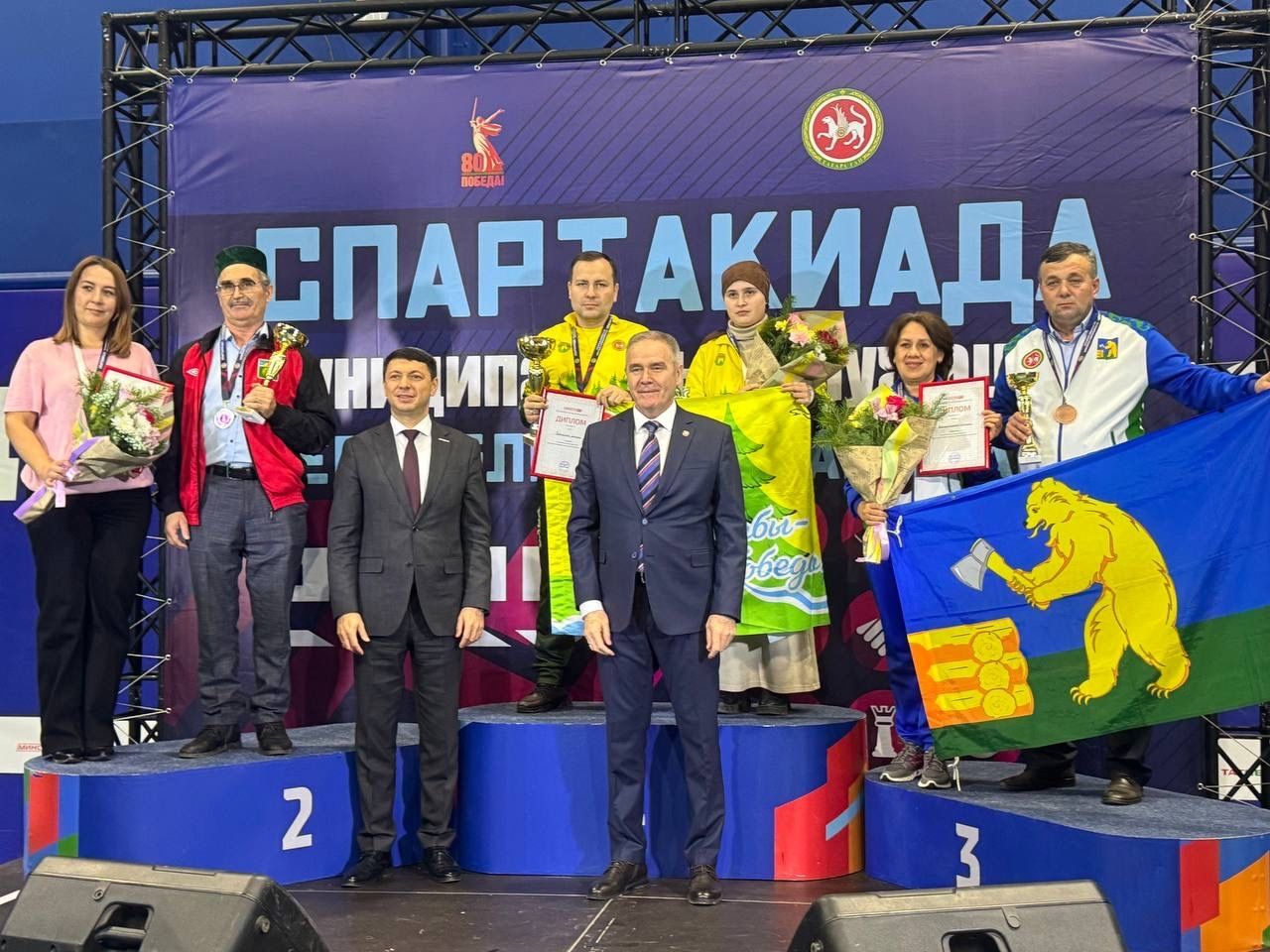 Балтачның муниципаль хезмәткәрләре респубдика спартакиадасыннан җиңү белән кайтты