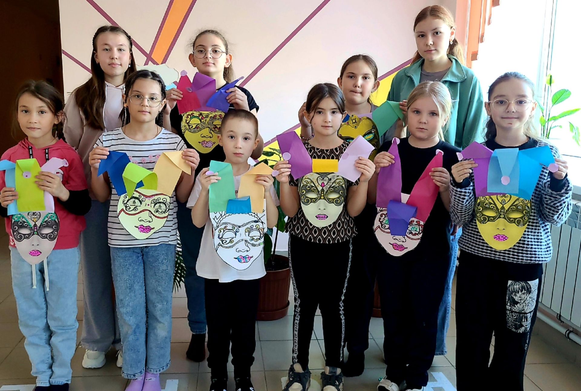 27 март — Бөтендөнья театр көне уңаеннан Нөнәгәр укучылары мастер-класста катнашты
