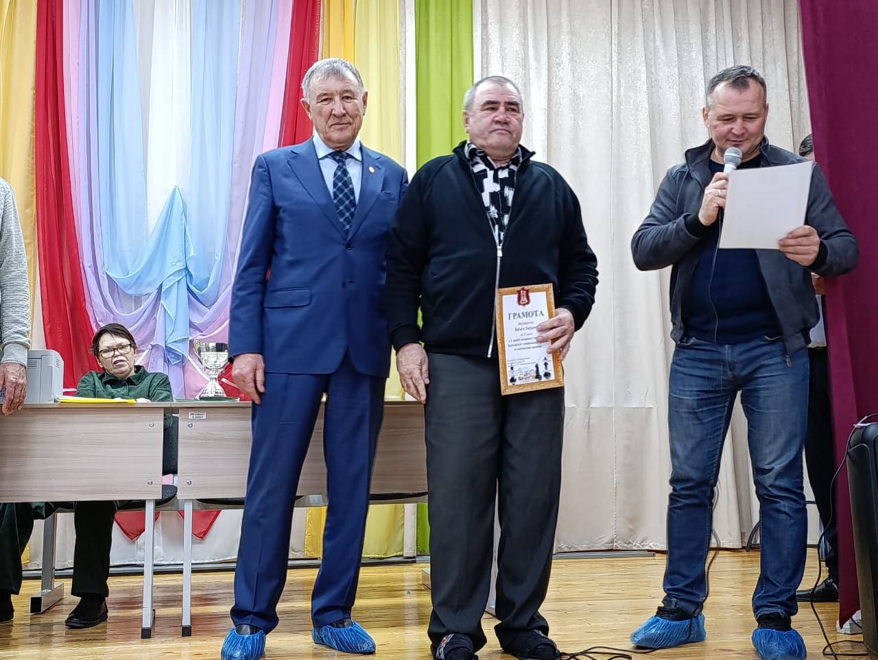 Бүгенге шахмат ярышында район спартакиадасы җиңүчеләрен бүләкләделәр