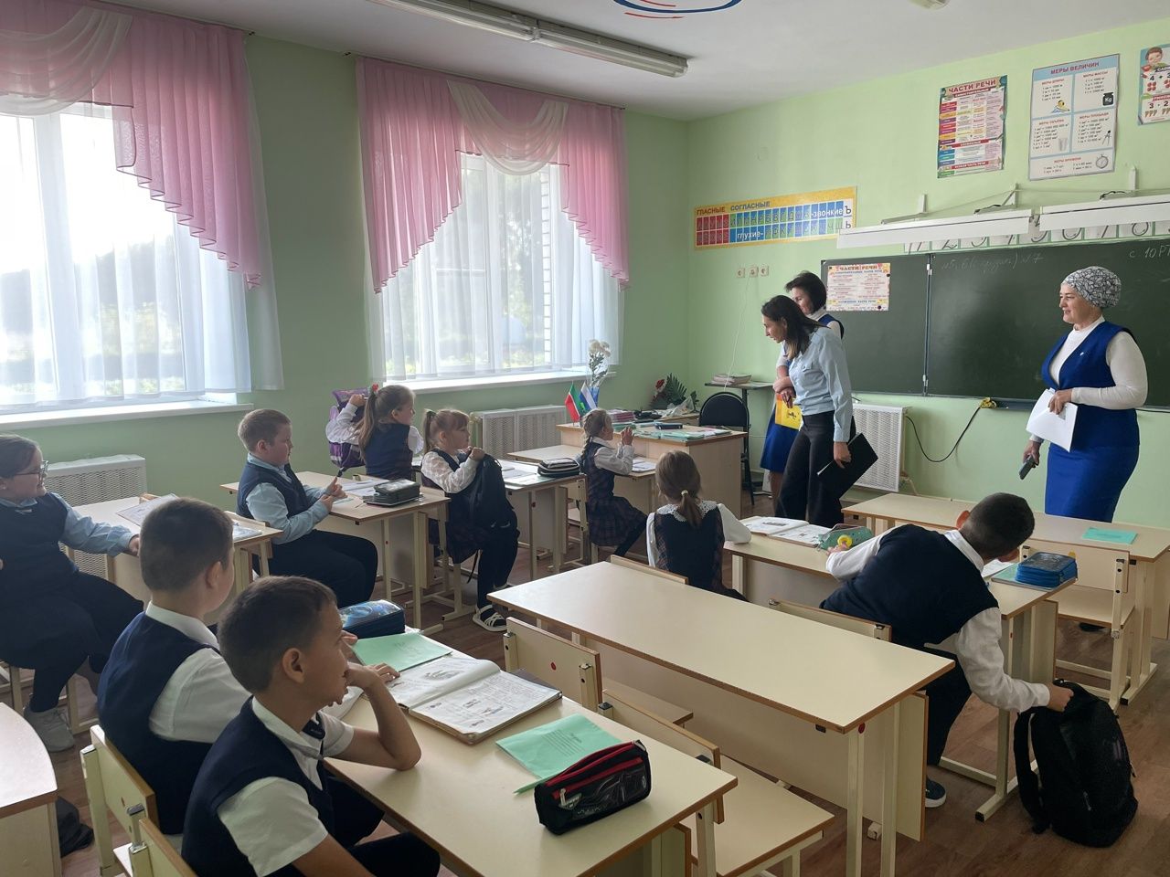 Кече Лызи мәктәбендә мөһим очрашу узган