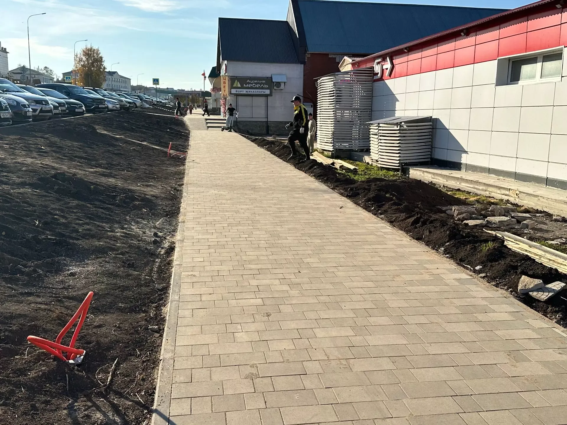 ‎Балтач бистәсе үзәгендә күләмле төзекләндерү эшләре гөрли
