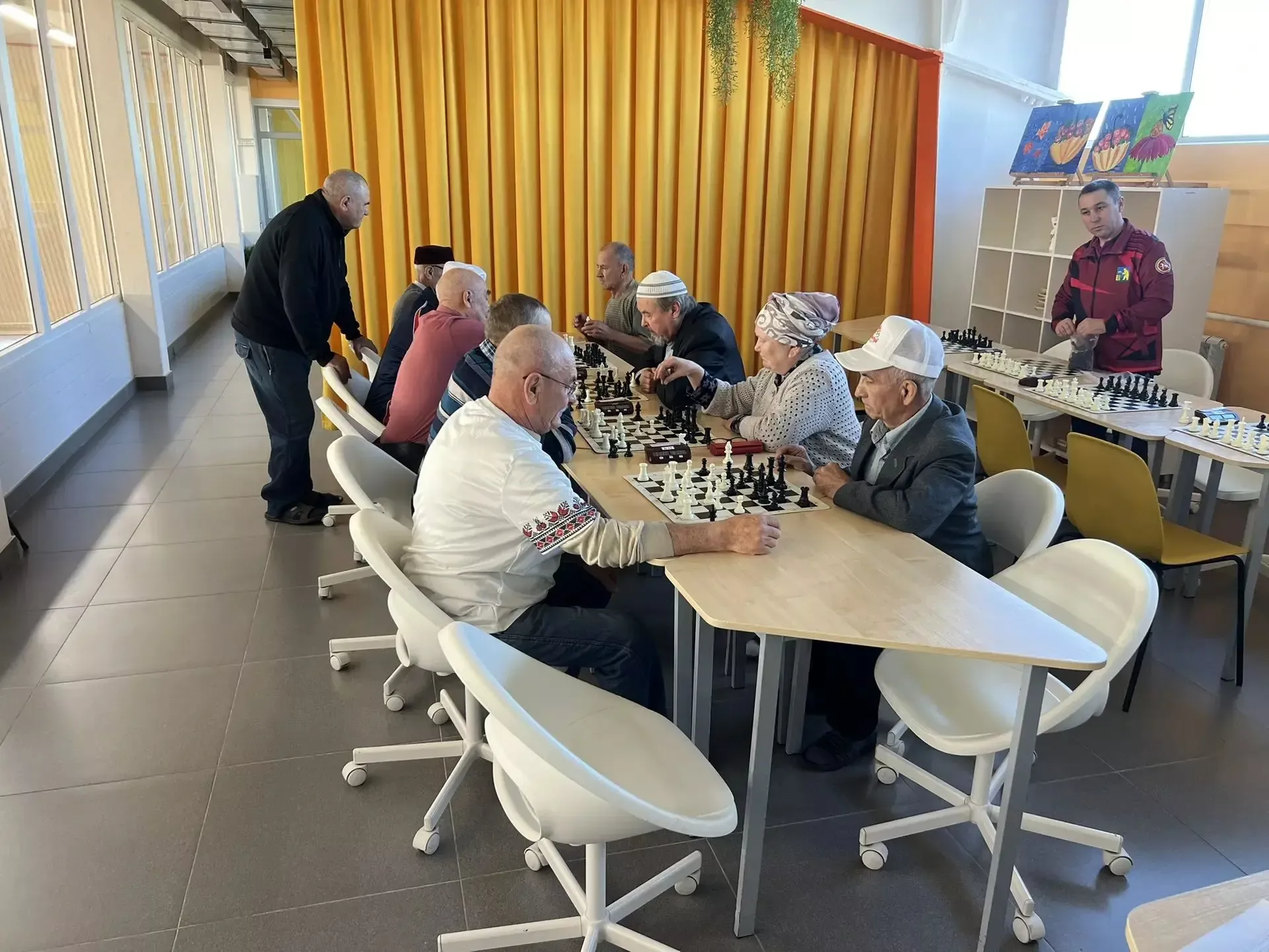 Балтач өлкәннәре җитезлектә көч сынашты