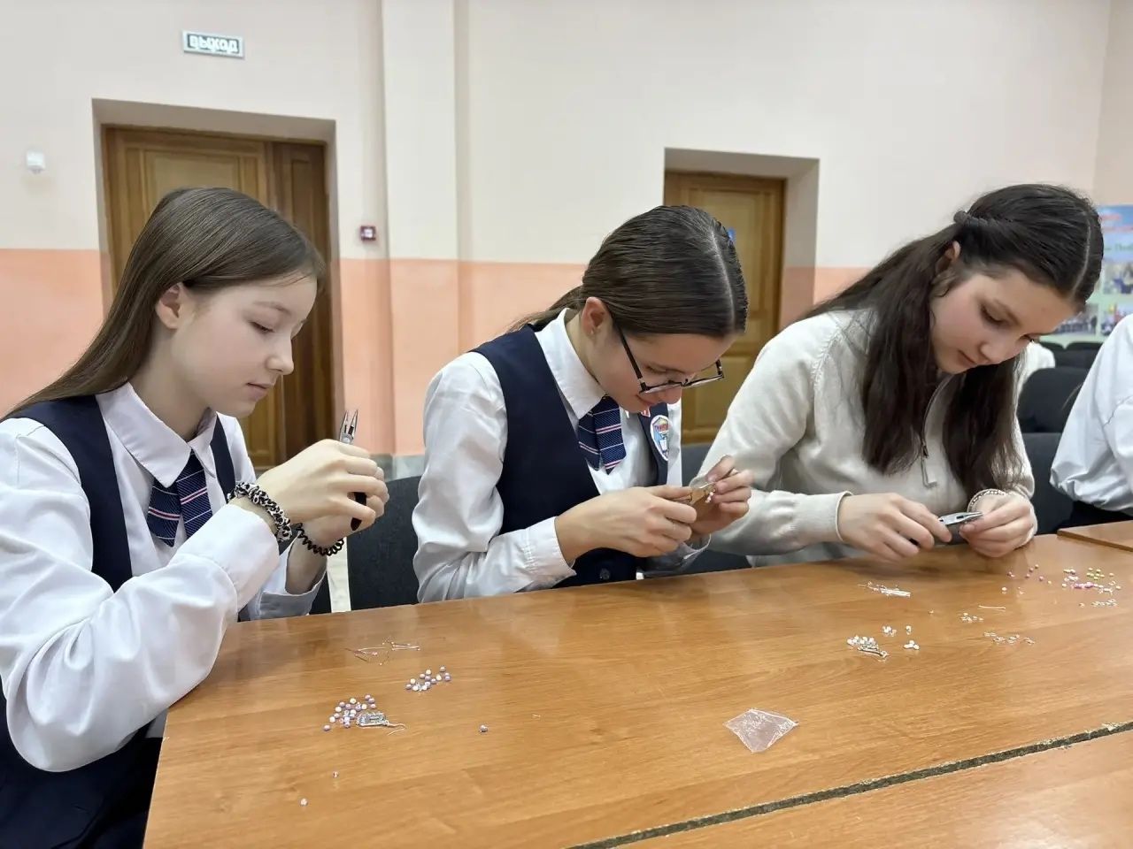 Динә Зарипова үзе белем алган Балтач гимназиясендә очрашуда катнашты