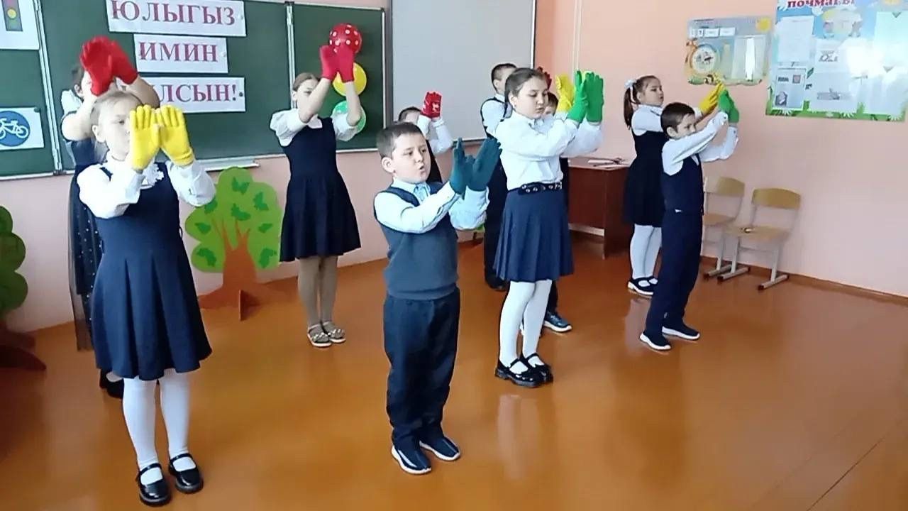 Көшкәтбаш укучылары имтихан тапшырган
