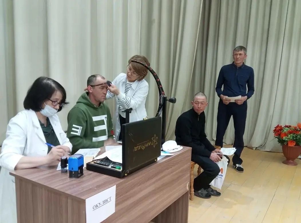 «Бөрбаш» җәмгыятендә хезмәткәрләргә медицина тикшерүе үткәрделәр