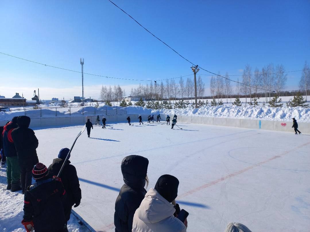 Соснада хоккей буенча район беренчелеге узды