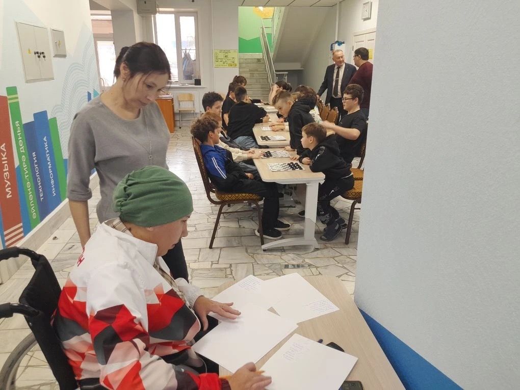 Шубан мәктәбендә  беренче тапкыр шашка ярышы узды