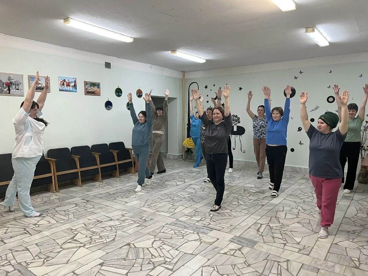 Чепьядагы социаль-тернәкләндерү бүлеге хезмәткәрләре «Тормышка 10 000 адым» Бөтенроссия акциясенә кушылды
