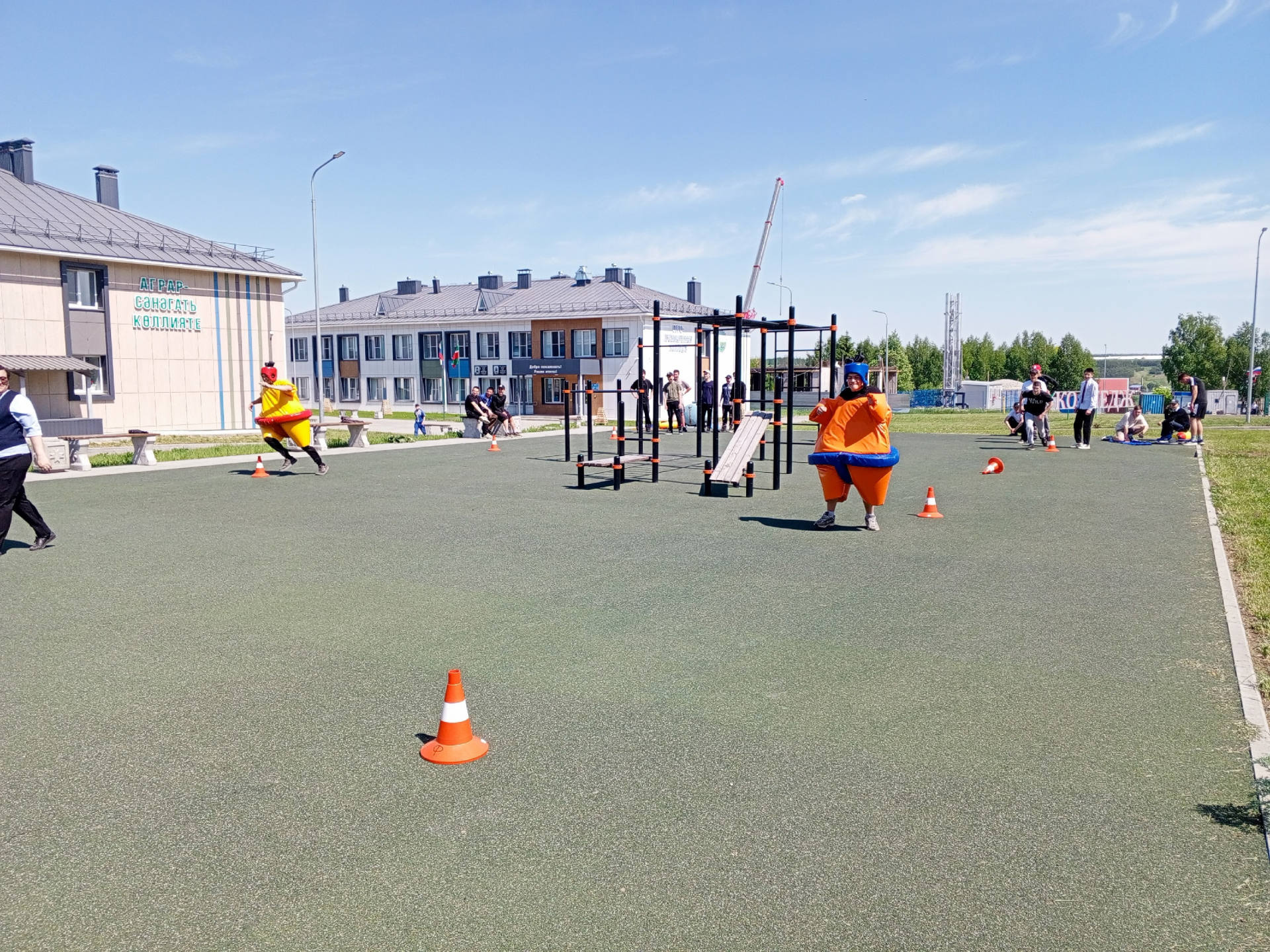 Арча аграр-сәнәгать һөнәр көллиятенең 2нче филиалында спорт эстафетасы үтте