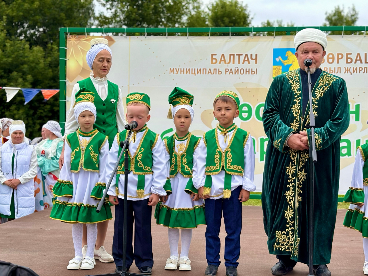 Бөрбаш авылында Россиякүләм мөселман балалар Сабан туе узды