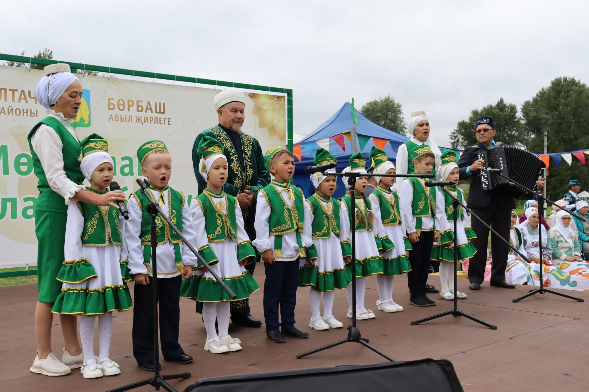 Бөрбаш авылында Россиякүләм мөселман балалар Сабан туе узды
