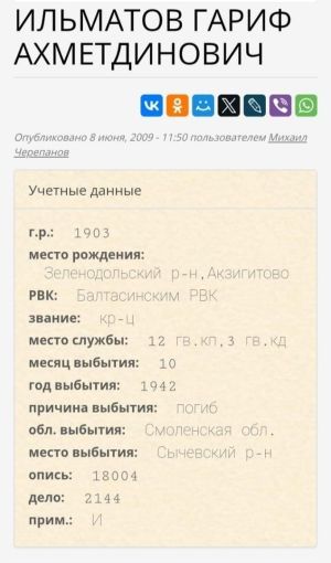 Якыннары Гариф Илматовны эзли