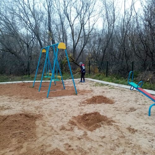 Чепьялылар мәйданчыкны тәртиптә тота (+фото)
