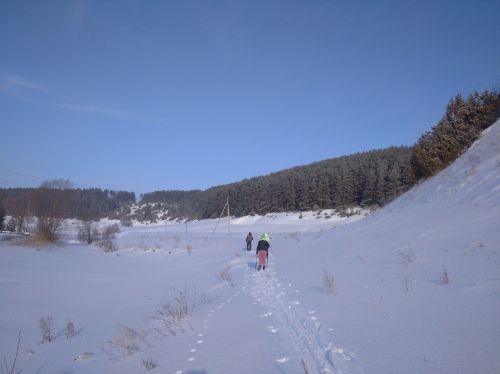 Көшкәтбашта чаңгы шудылар (фото)