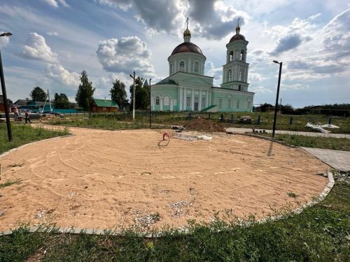 Чепья авылының үзәк урамында парк булачак (фото)