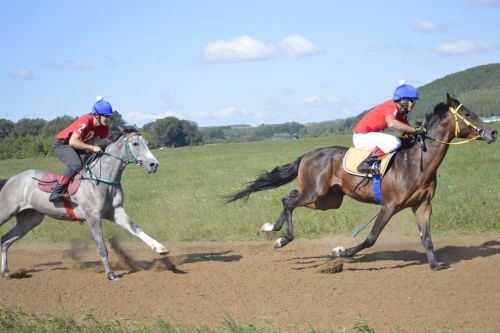 Республика көненә багышлап узган ат чабышыннан фоторепортаж