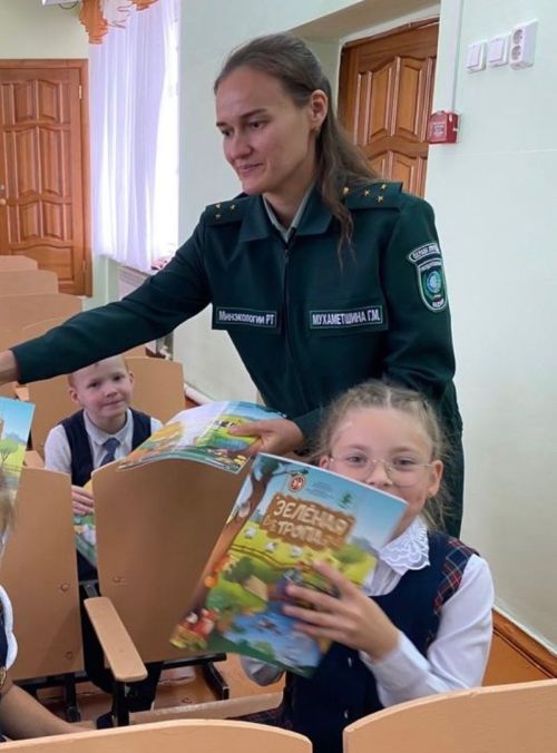 Балтач мәктәбенә экологлар килгән (фото)