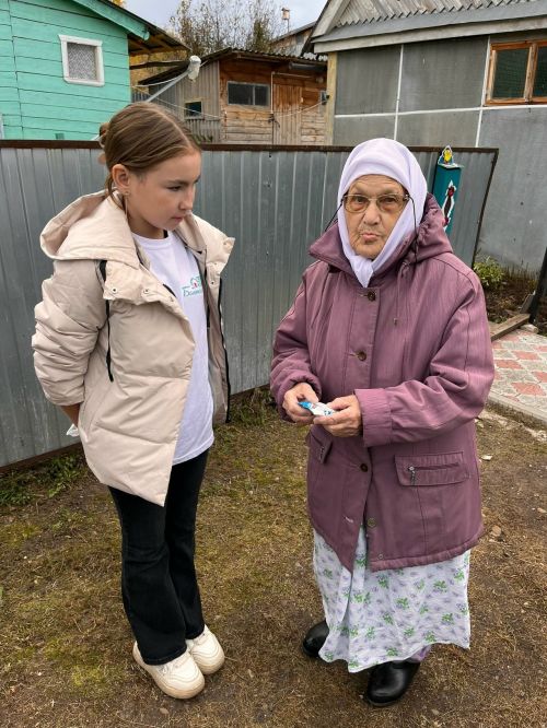 «Факел» волонтерлары Шәмсенур апаны сөендергән