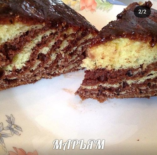 Зебра пирогы рецепты