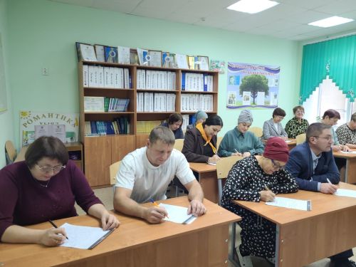 Балтачлылар «Татарча диктант» акциясенә кушылды