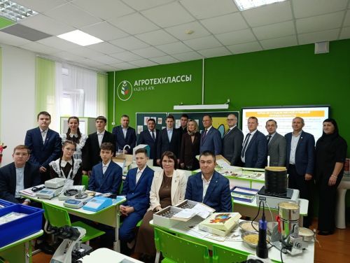 Салавыч күппрофильле лицеенда рәсми рәвештә агросыйныф ачылды