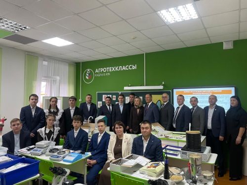 Салавыч күппрофильле лицеенда рәсми рәвештә агросыйныф ачылды