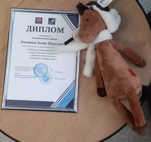 Хезмәттәшебез «Ышаныч һәм иминлек» республика конкурсында зур уңышларга иреште