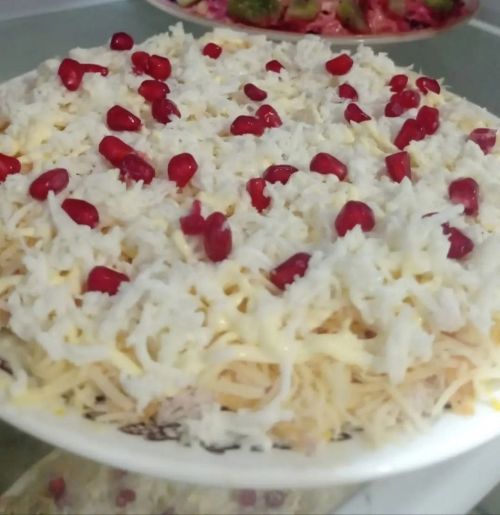 Лилия Әскаровадан «Бәйрәм» салаты рецепты