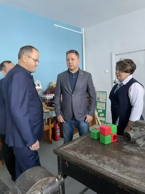 РФ Дәүләт Думасы депутаты Илья Светославович Вольфсон Балтачка эшлекле сәфәр белән килде
