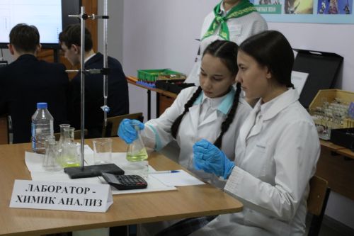 Карадуган гимназиясе Каюм Насыйри исемендәге конференциядә гаять тә зур хәзерлек күрсәтте