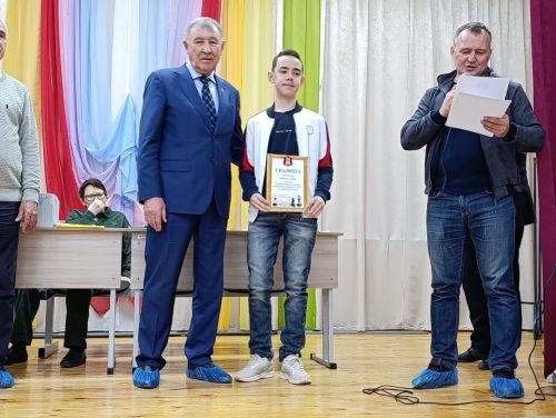 Бүгенге шахмат ярышында район спартакиадасы җиңүчеләрен бүләкләделәр