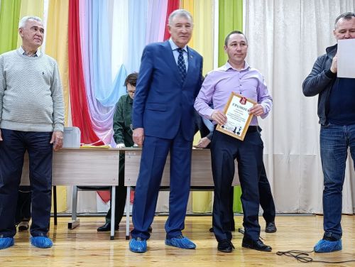 Бүгенге шахмат ярышында район спартакиадасы җиңүчеләрен бүләкләделәр