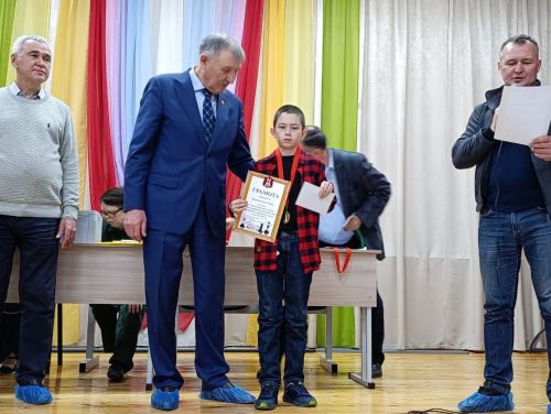 Бүгенге шахмат ярышында район спартакиадасы җиңүчеләрен бүләкләделәр