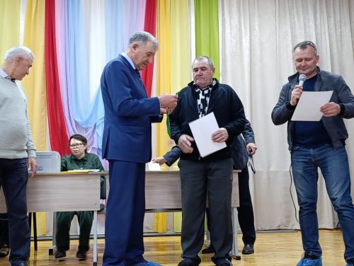 Бүгенге шахмат ярышында район спартакиадасы җиңүчеләрен бүләкләделәр