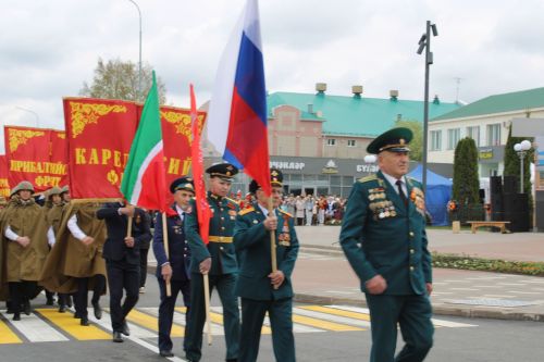 Балтач бистәсендә Бөек Җиңүнең 80 еллыгы уңаеннан оештырылган Җиңү бәйрәме митингыннан фоторепортаж-1 (бик күп фото)