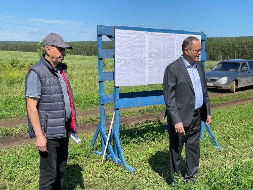 Балтачта комбайннар парады башланды