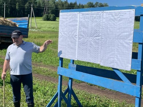 Балтачта комбайннар парады башланды