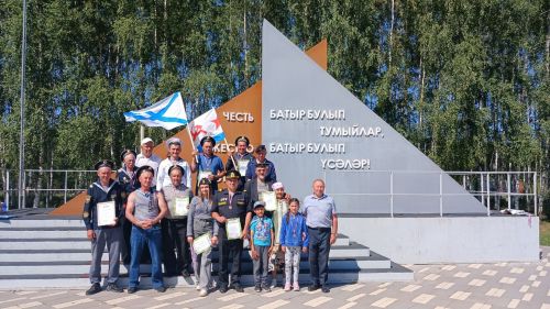 Хәрби диңгез флоты ветераннары арасында бәйрәм уңаеннан спартакиада уздырылды