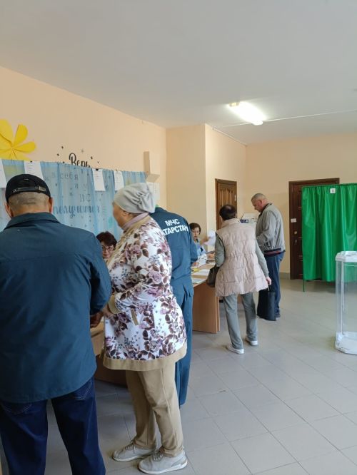 Балтачта Сафиннар гаиләсе сайлауга иң беренче булып килде