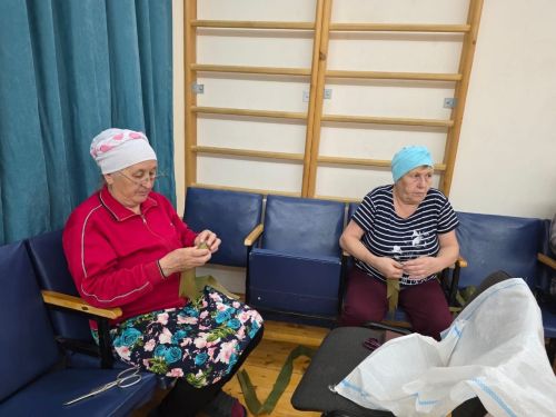 Чапшар авылы волонтерлары хәрби сеткалар үрү осталарына әверелеп беттеләр