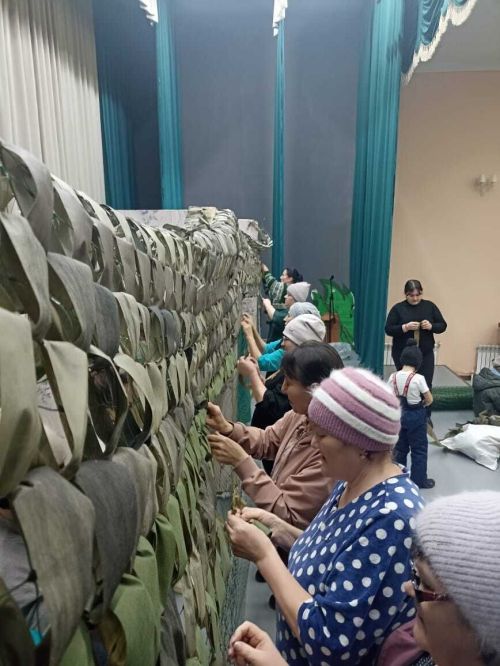 Шубан авылы җирлегендә яшәүчеләр гуманитар ярдәм туплауга үзләреннән саллы өлеш кертәләр