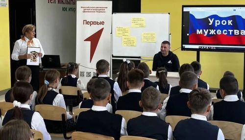 Махсус хәрби операция ветераны Эльмир Галимов туган мәктәбендә булды