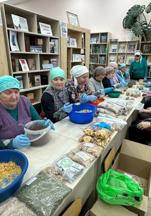 Балтач районы башлыгы Рамил Нотфуллин Смәел җирлегенең волонтерлары белән очрашты