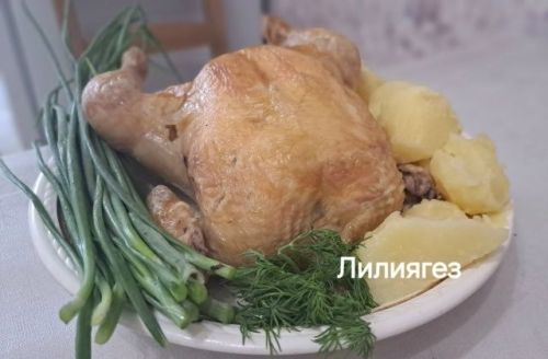 Лилия Әскаровадан ифтарга тозлы мендәрдә пешкән тавык рецепты